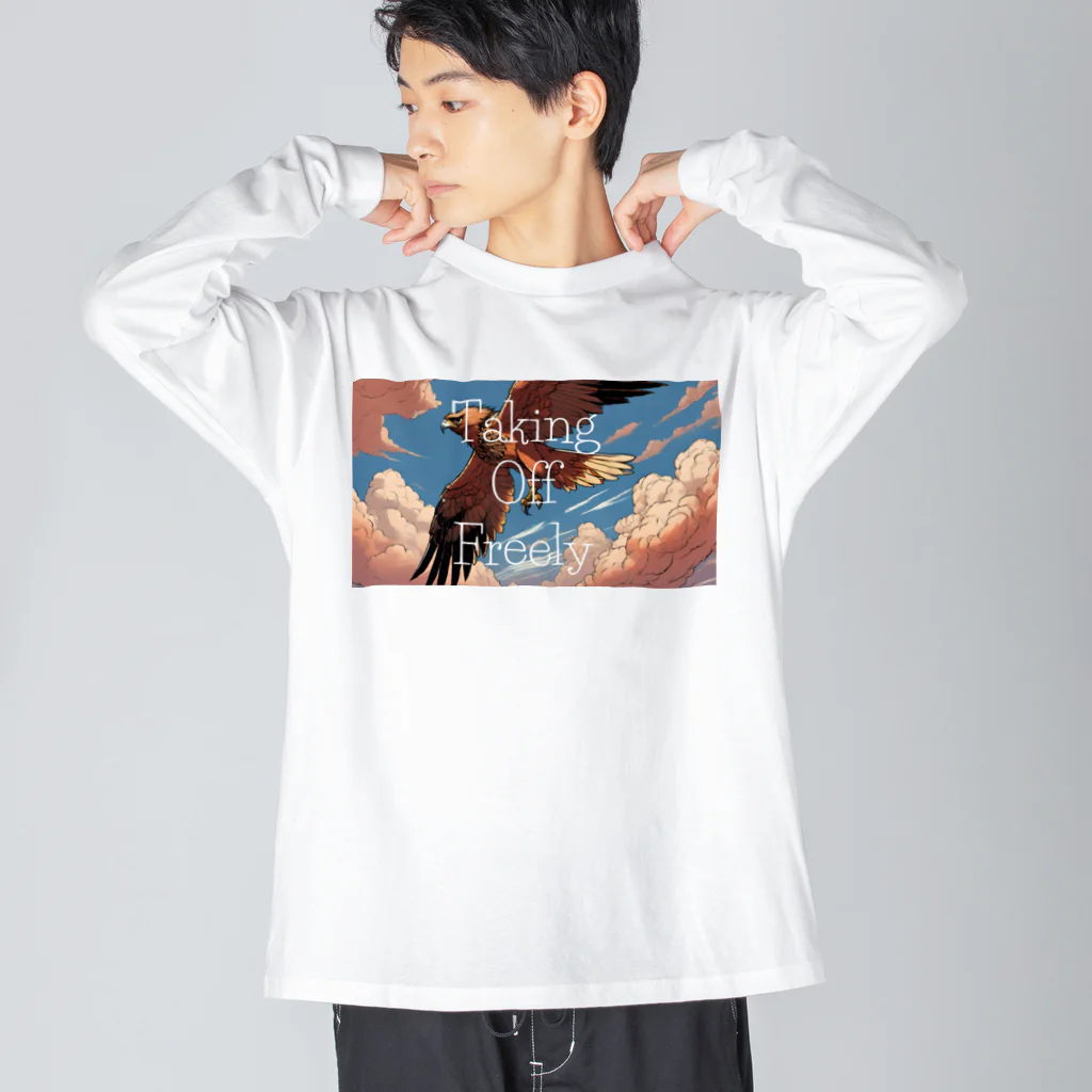 RN1990のTaking Off Freely ビッグシルエットロングスリーブTシャツ