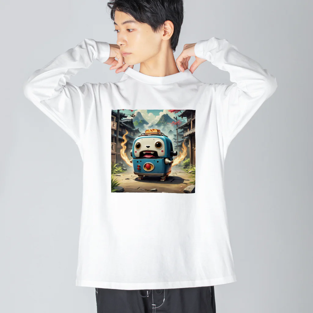 AI妖怪大図鑑のトースター妖怪　こげちん Big Long Sleeve T-Shirt