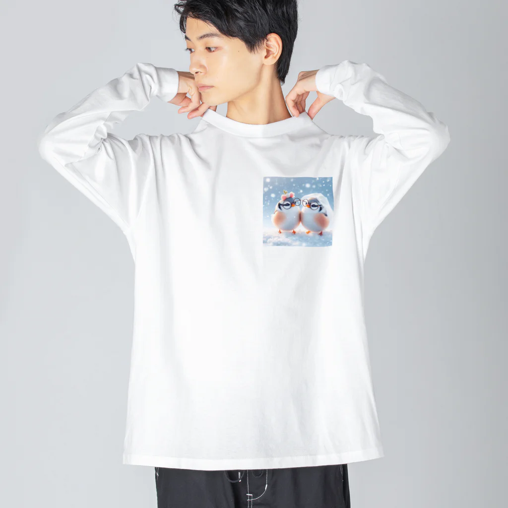 yukiwa60の幸せになります❣️❤️ ビッグシルエットロングスリーブTシャツ