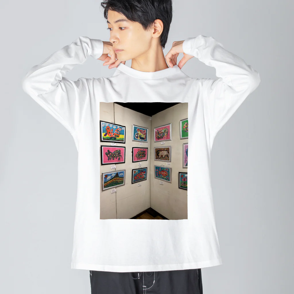 あー君@笹谷正博のThe個展 Big Long Sleeve T-Shirt