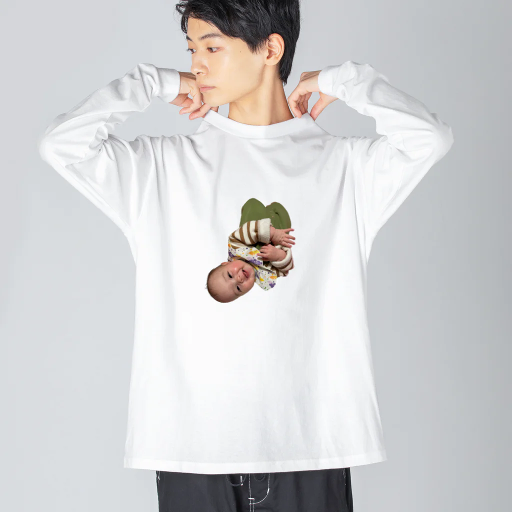 Itto_kawaiibabyのItto 赤ちゃん 産まれちゃったぁポーズ🥰 Big Long Sleeve T-Shirt