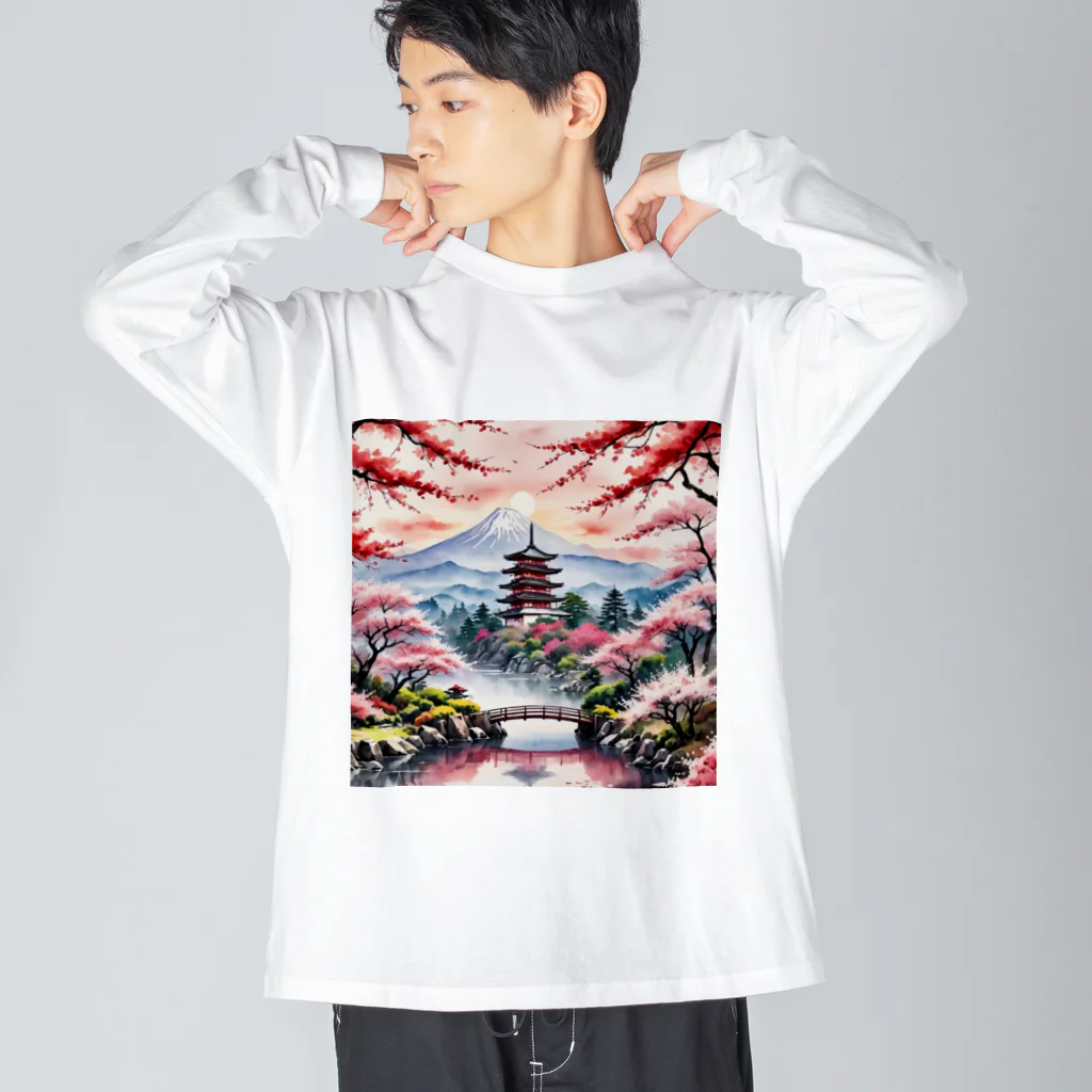 m-mike007の日本の風景 Big Long Sleeve T-Shirt