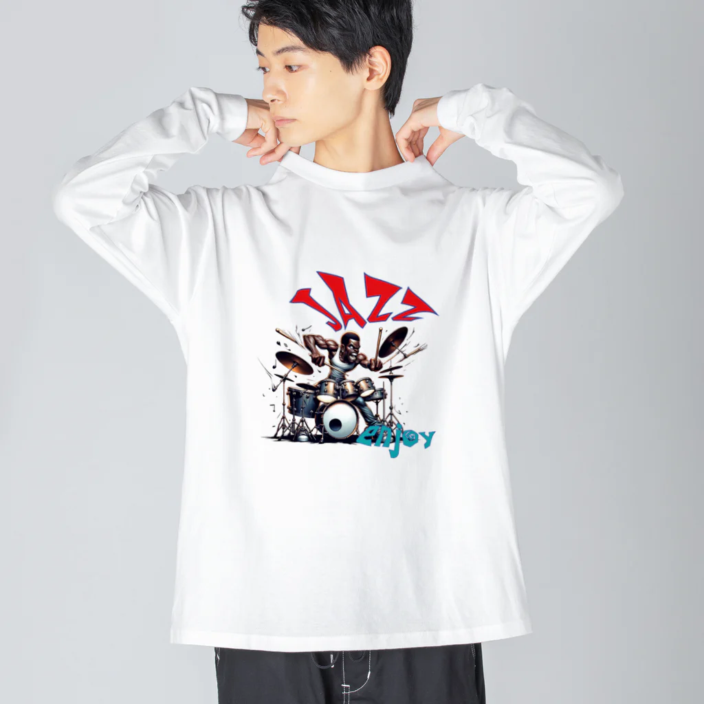 Sachi0625のビート・ブラスト・ドラマー Big Long Sleeve T-Shirt