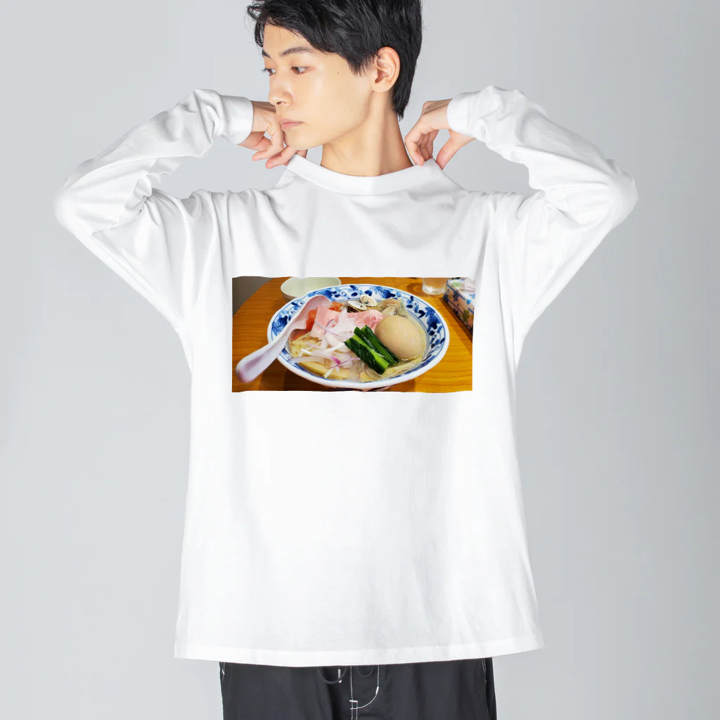 Japanstreetのラーメン　旨い　激うまラーメン　塩味 Big Long Sleeve T-Shirt