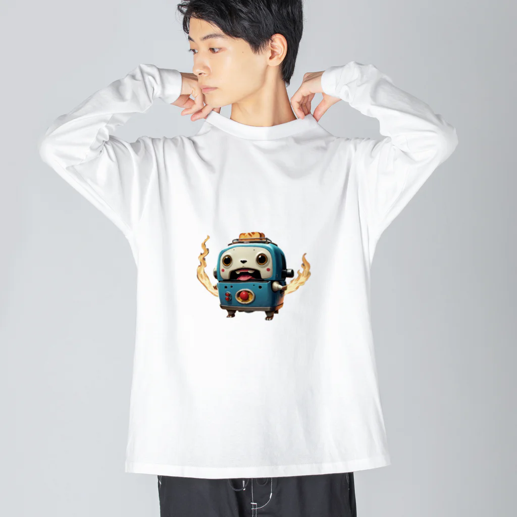 AI妖怪大図鑑のトースター妖怪　こげちん Big Long Sleeve T-Shirt