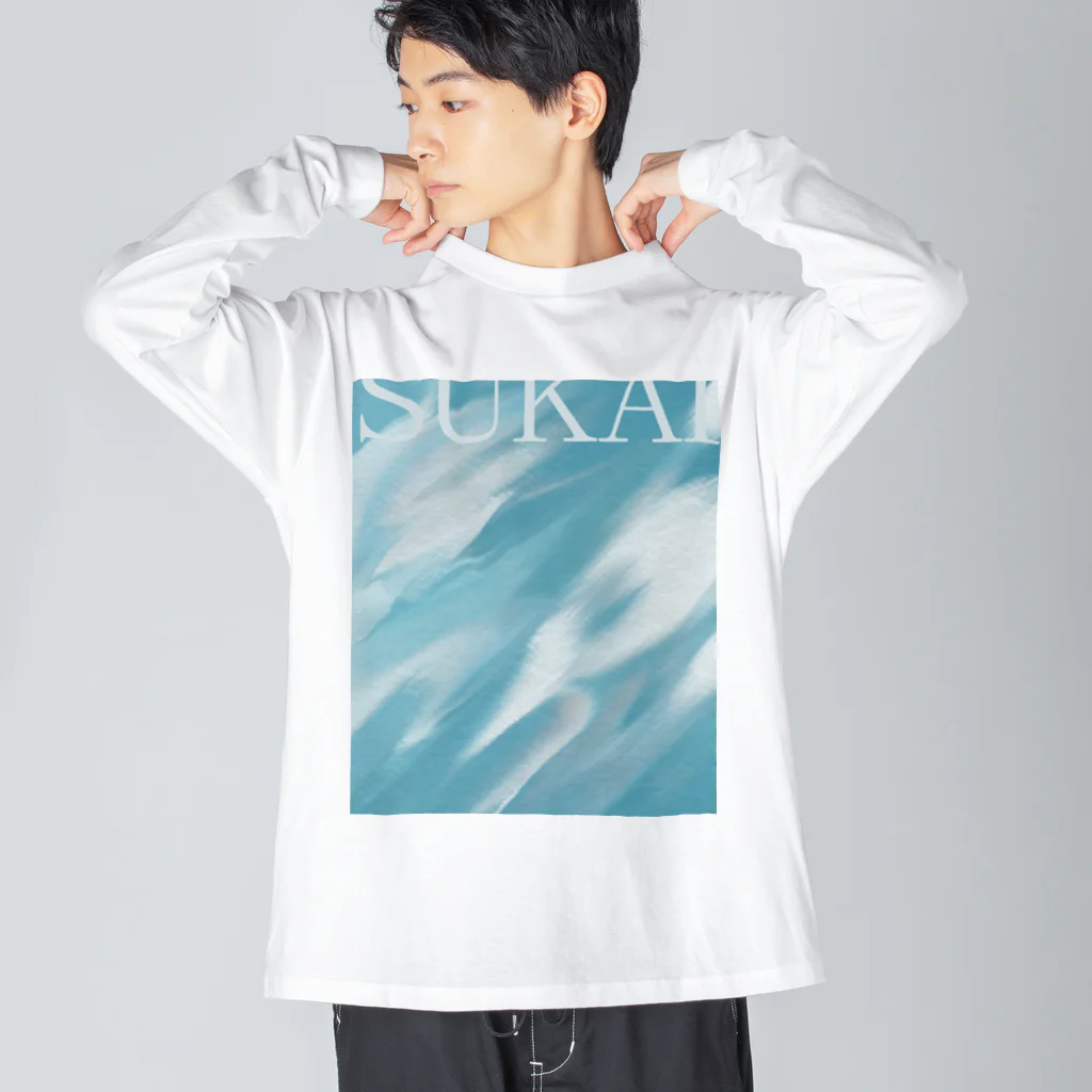 納豆ごはんのSUKAI ビッグシルエットロングスリーブTシャツ