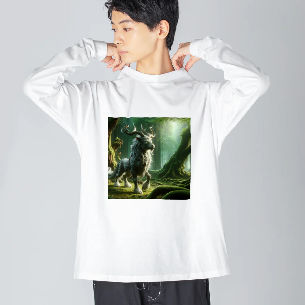 rapis88のかっこいい麒麟 Big Long Sleeve T-Shirt