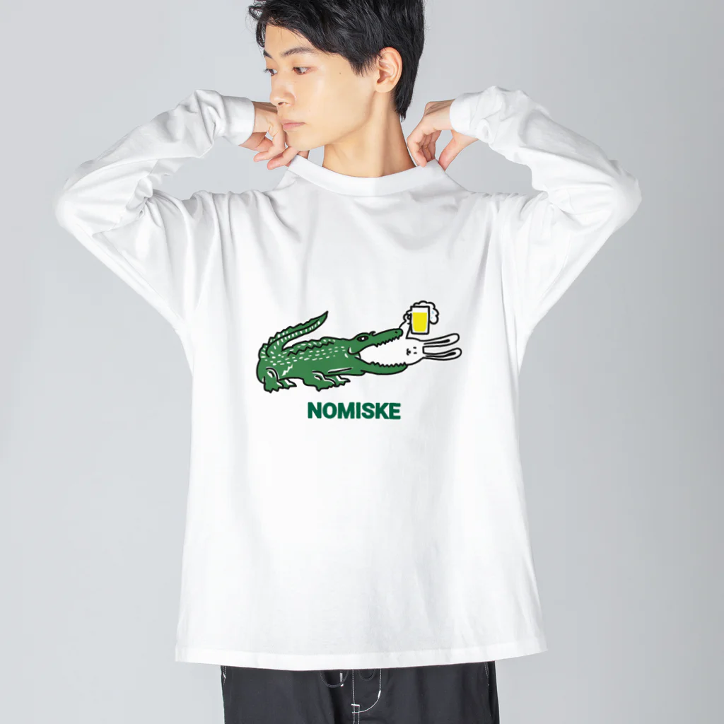 ヒロシオーバーダイブのNOMISKE（飲み助） Big Long Sleeve T-Shirt