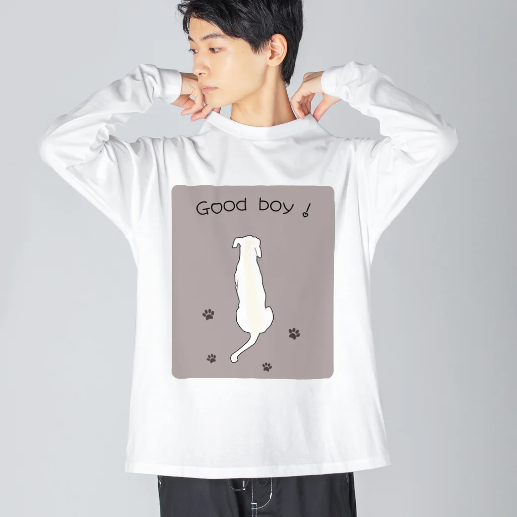 clarice-designのgood-dog ビッグシルエットロングスリーブTシャツ