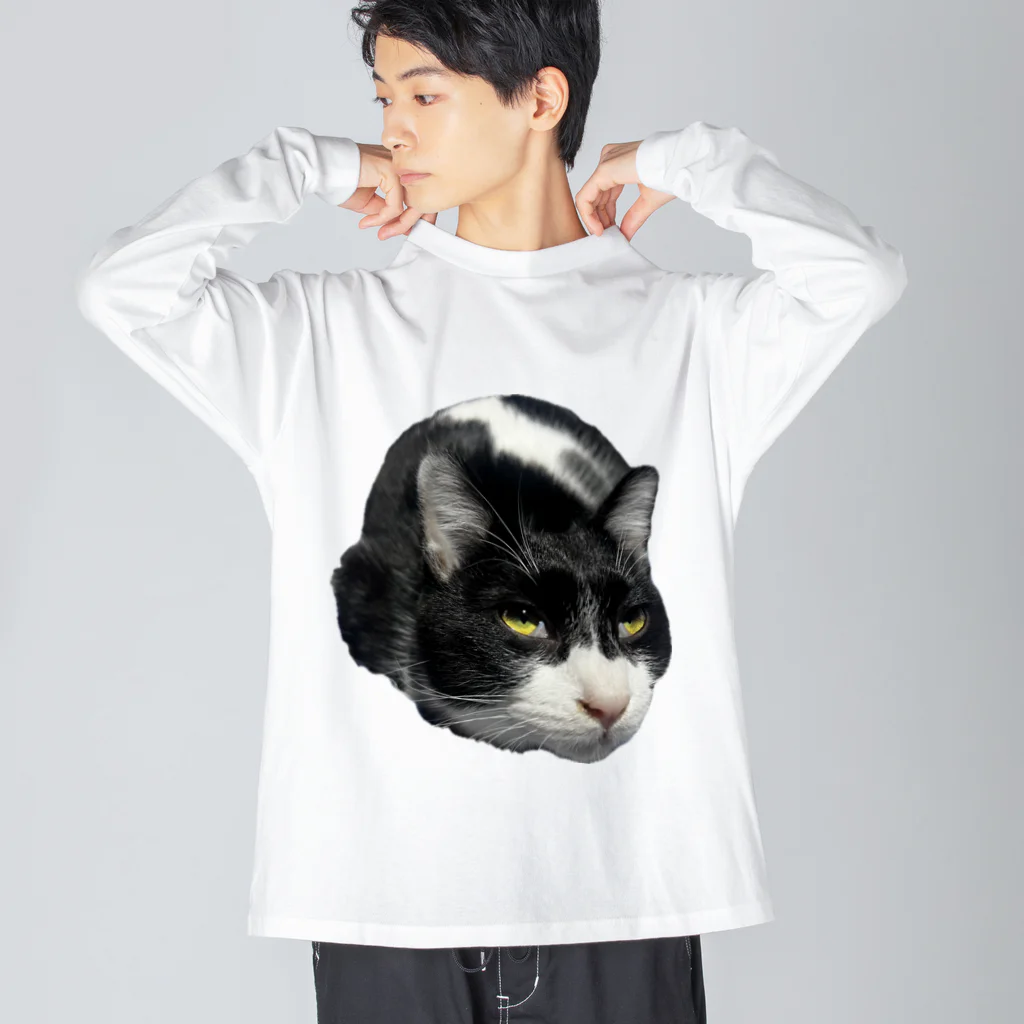 ねこねこねこねこのうーちゃん ビッグシルエットロングスリーブTシャツ