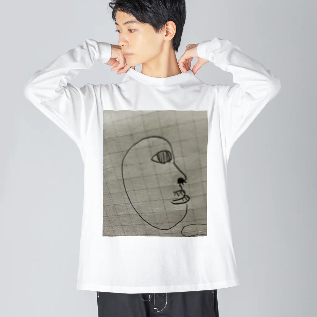 Sa724の顔 Big Long Sleeve T-Shirt