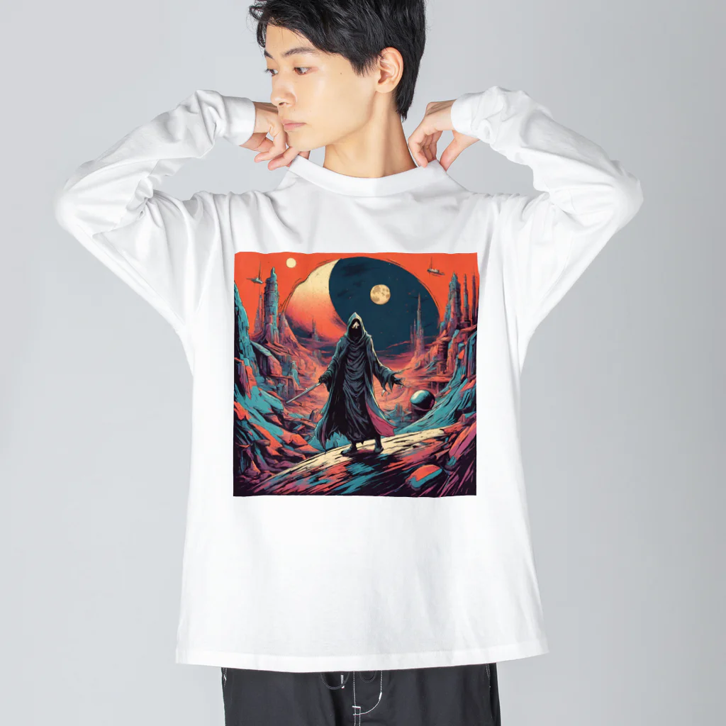 かるるんショップの旅人、今日も明日も明後日も？ Big Long Sleeve T-Shirt