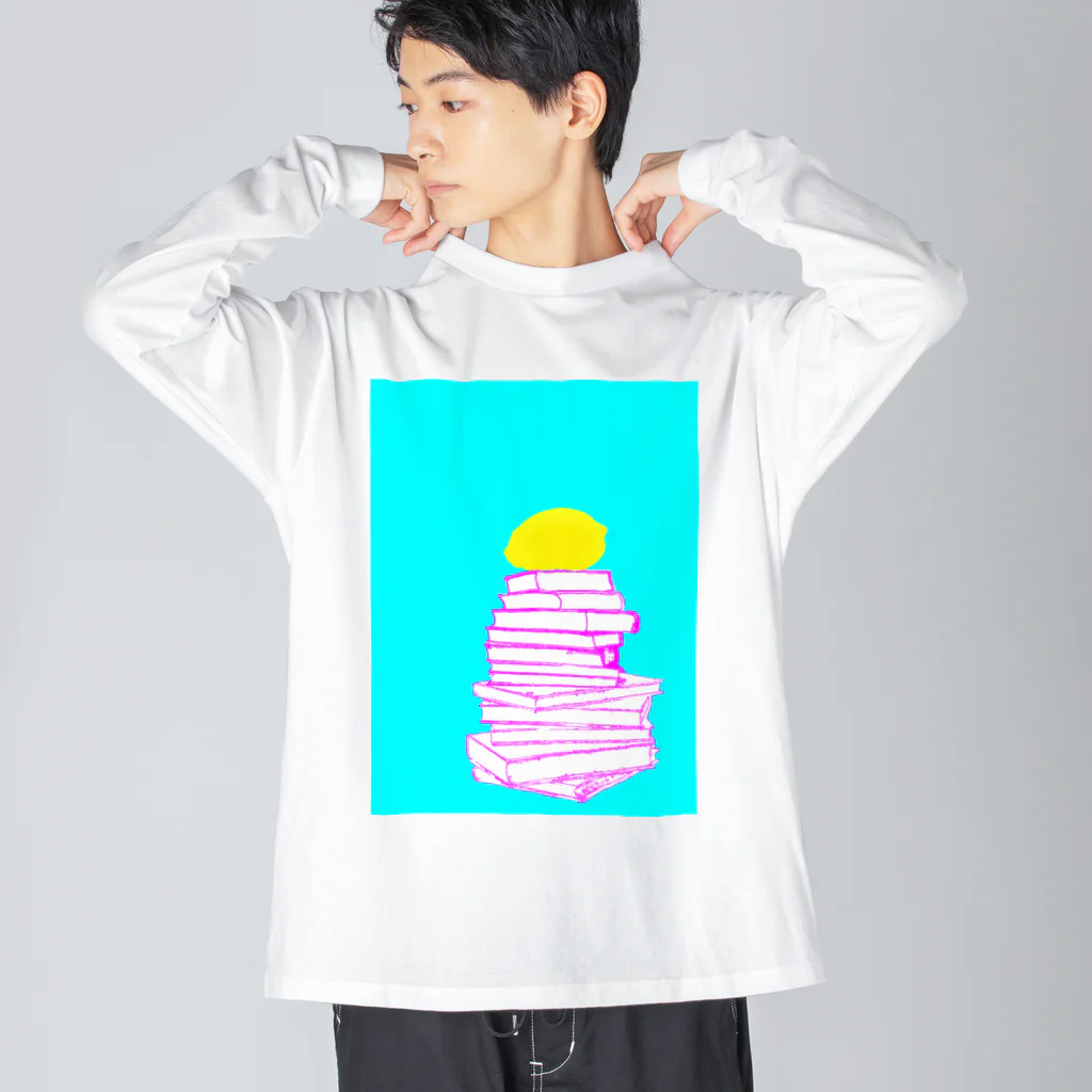 shi-chi Labo graph(詩一）のLemon Big Long Sleeve T-Shirt