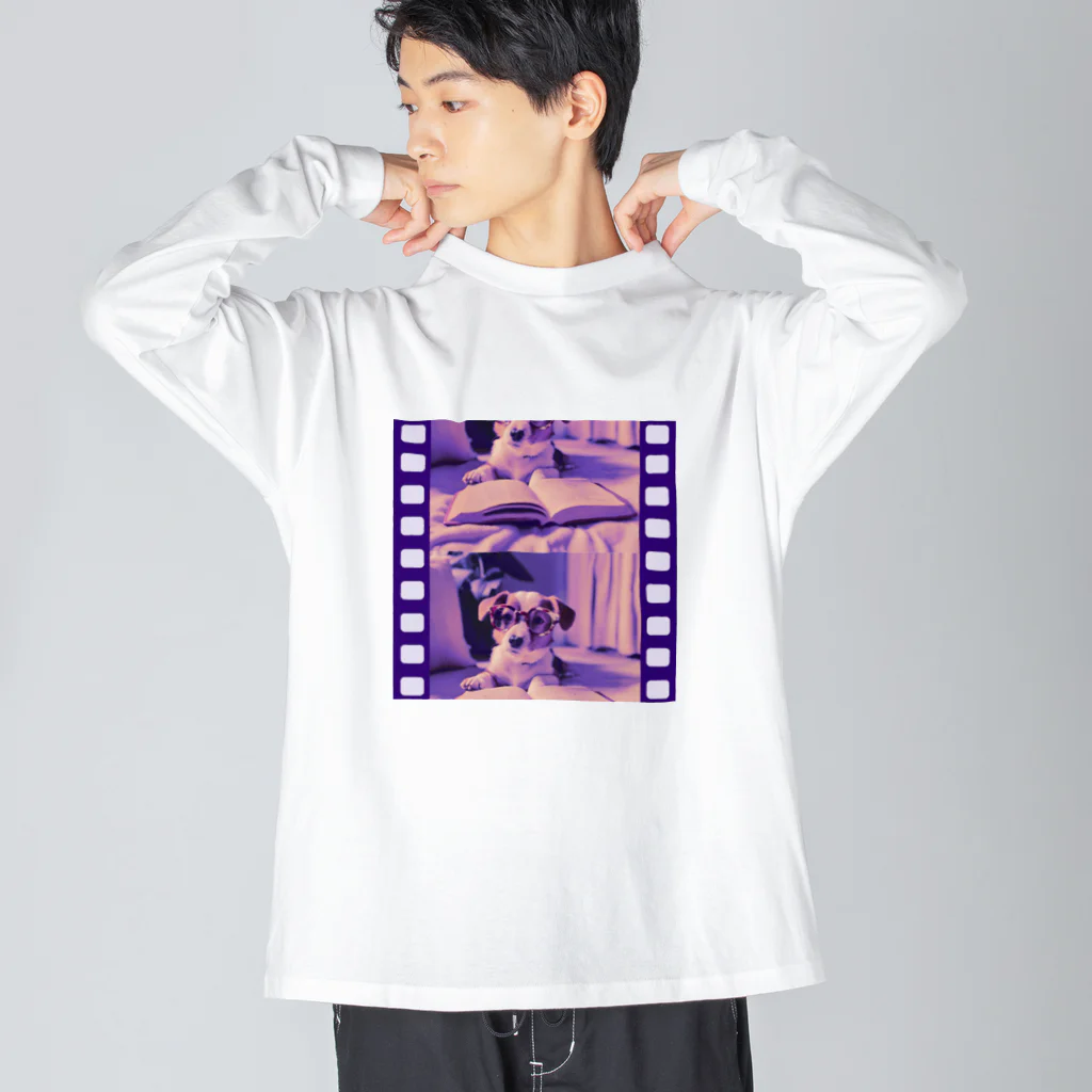 winwin6126の読書フィルム！ ビッグシルエットロングスリーブTシャツ