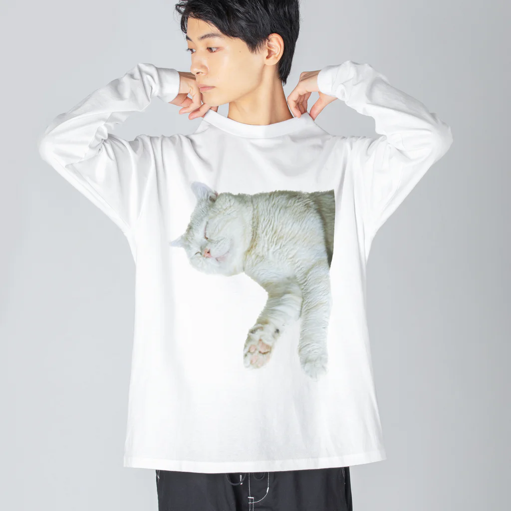 動物ランドのきいちゃんすやすやグッズ Big Long Sleeve T-Shirt