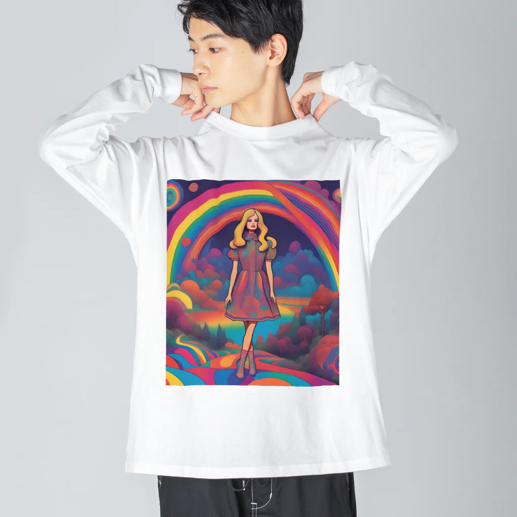 Unique Existenceのpsych girl ビッグシルエットロングスリーブTシャツ