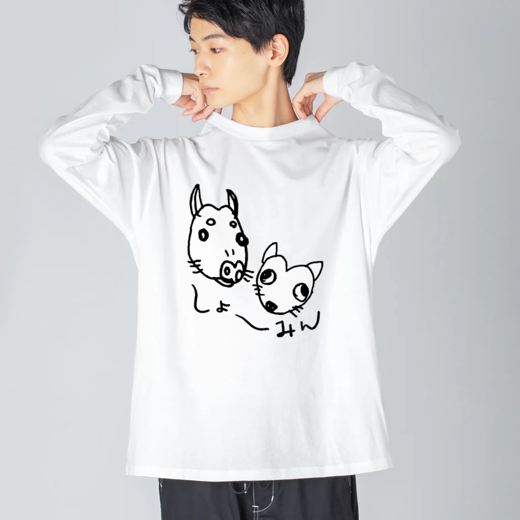 あきたみクリエイトのニセしょーみん ビッグシルエットロングスリーブTシャツ