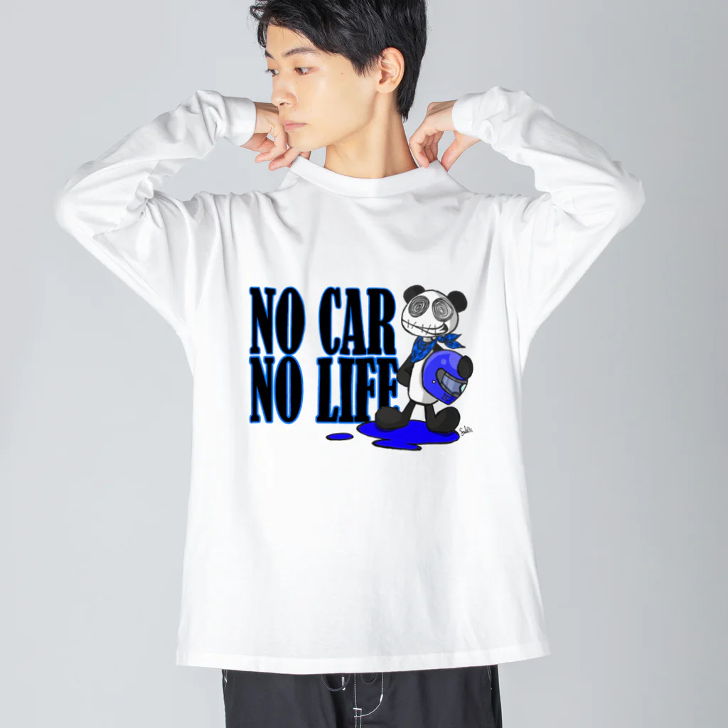 Selfish.One.Soul＝｛S.O.S｝のNO CAR　NO LIFE ビッグシルエットロングスリーブTシャツ