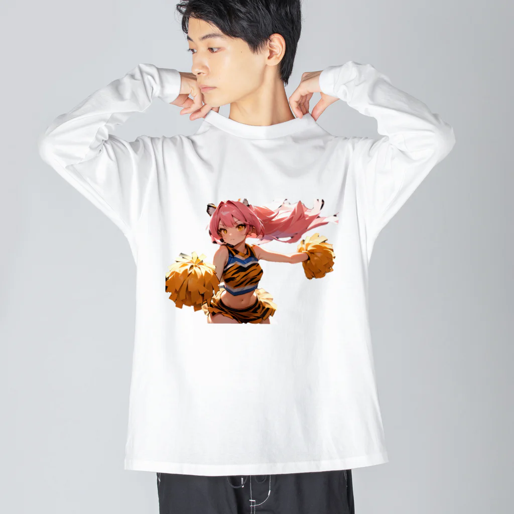 yu_uyふろんてぃあのTORA GIRLS Big Long Sleeve T-Shirt