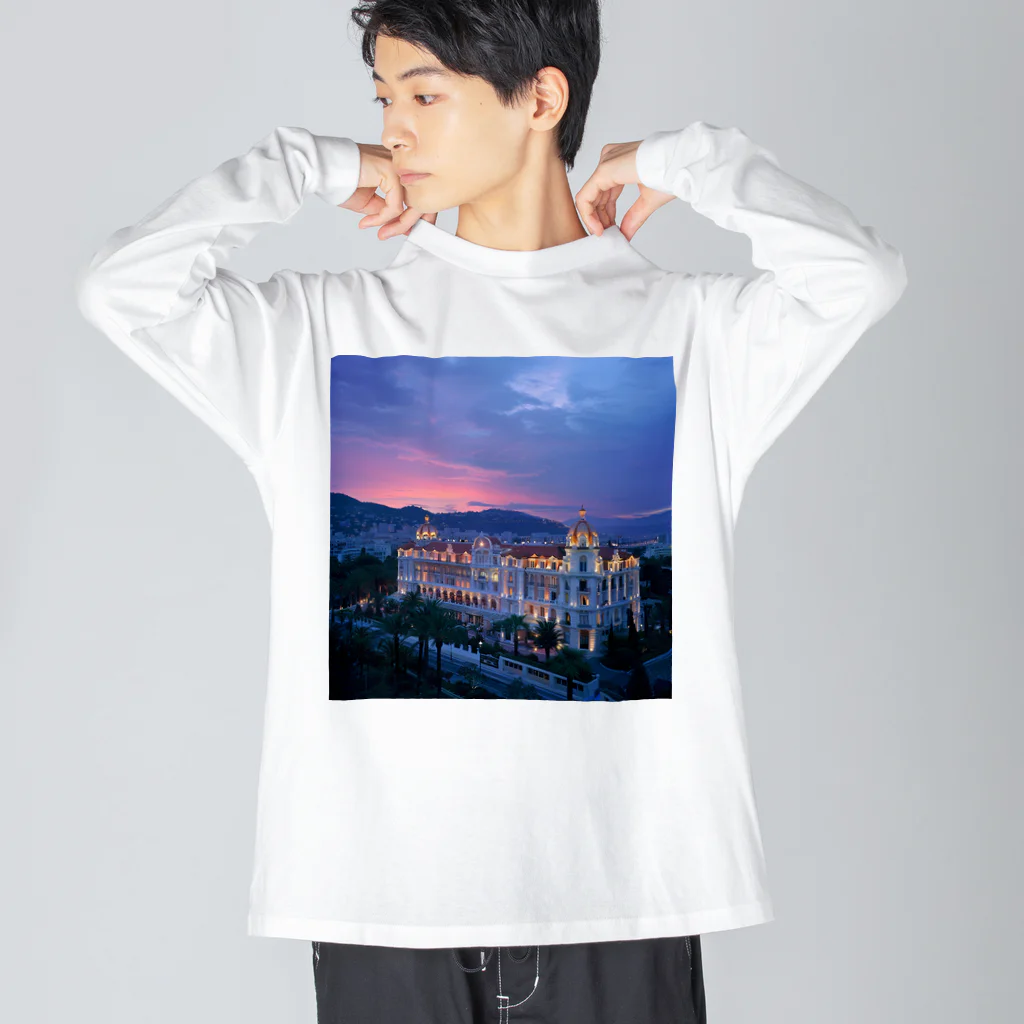 AQUAMETAVERSEのニースの思い出　Tomoe bb 2712 Big Long Sleeve T-Shirt