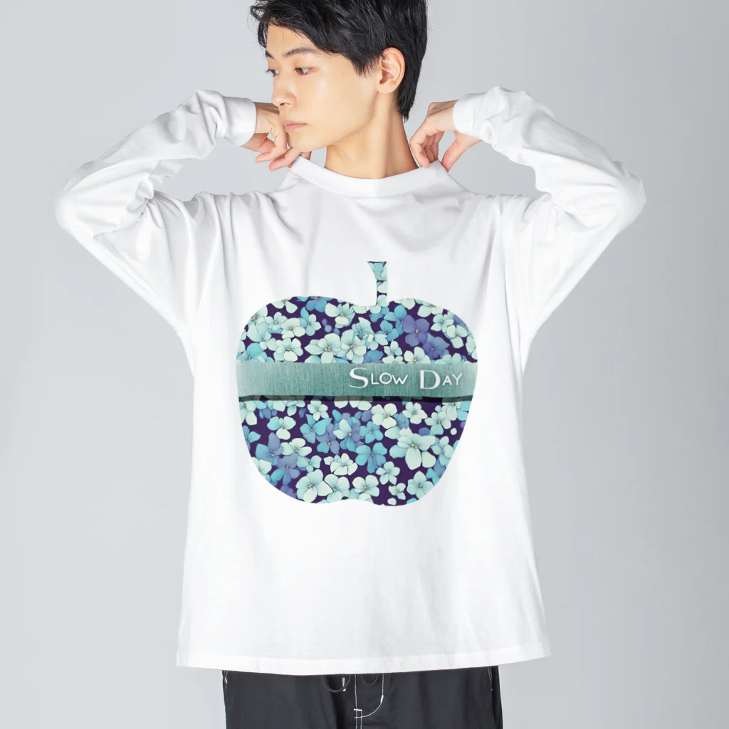 evening-fiveのSLOW DAY 008 Big Long Sleeve T-Shirt