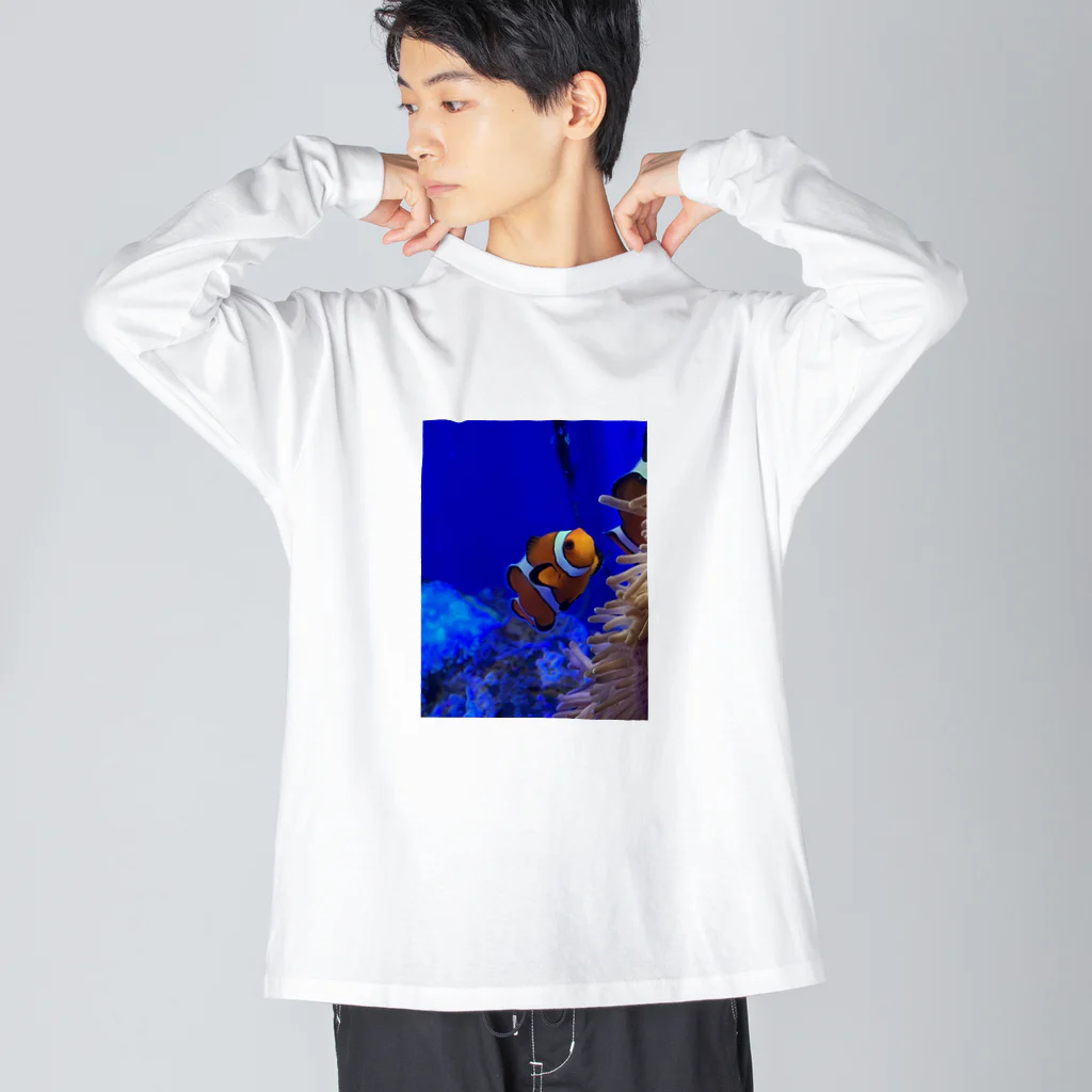 Ebiten3の可愛いクマノミ Big Long Sleeve T-Shirt