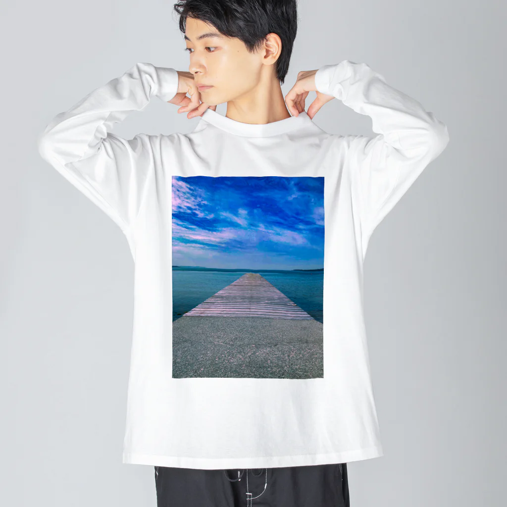 ryu241のあめやの桟橋 Big Long Sleeve T-Shirt