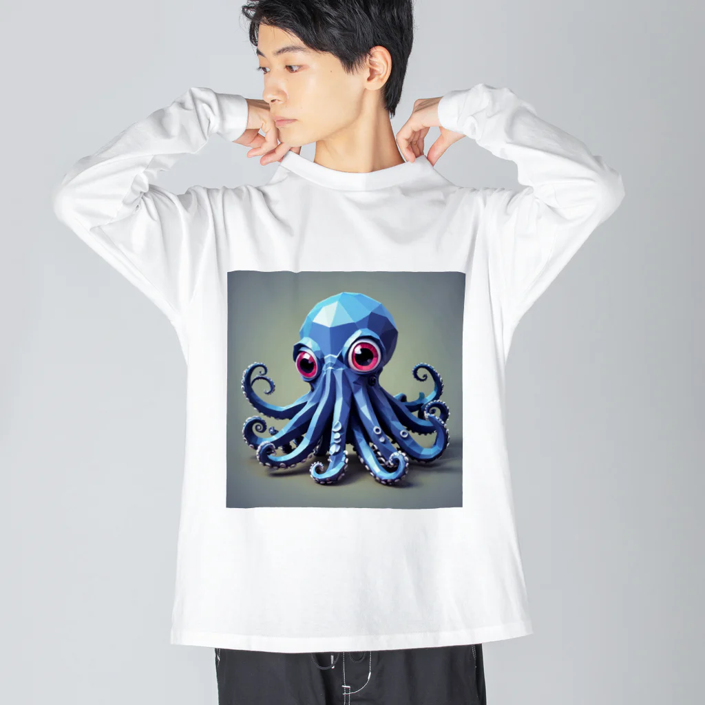 asuto_20のローポリ風タコ Big Long Sleeve T-Shirt