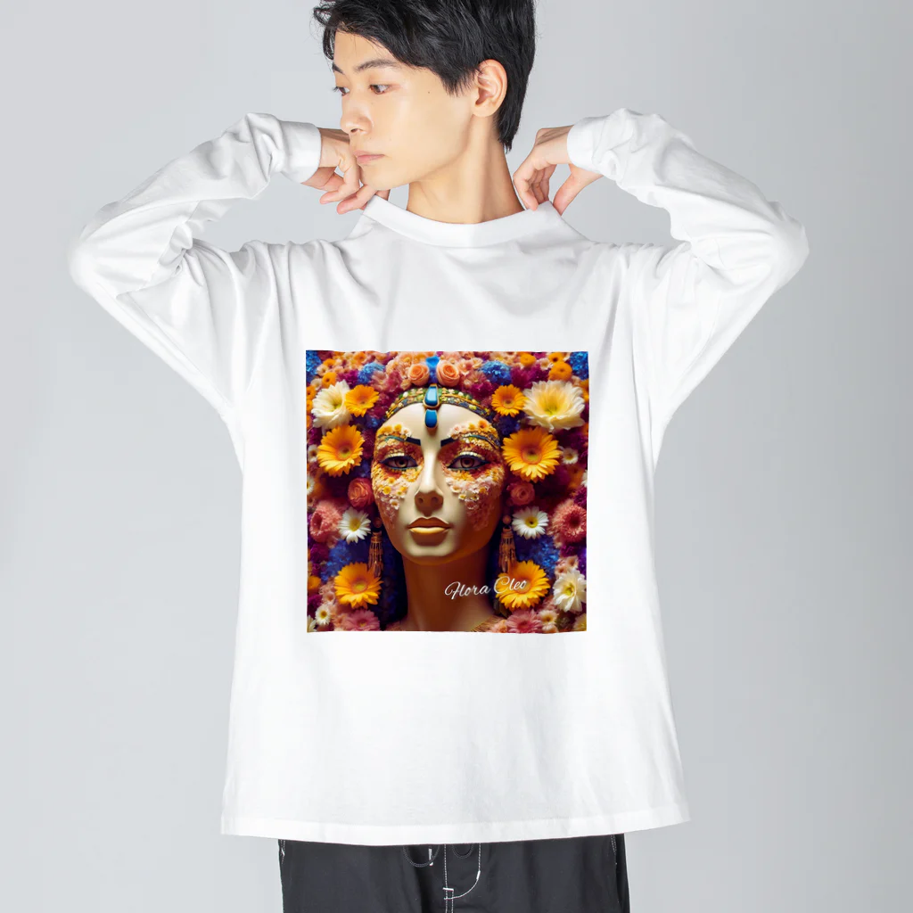 お花屋SUNのFlora Cleo「フローラ・クレオ」 Big Long Sleeve T-Shirt