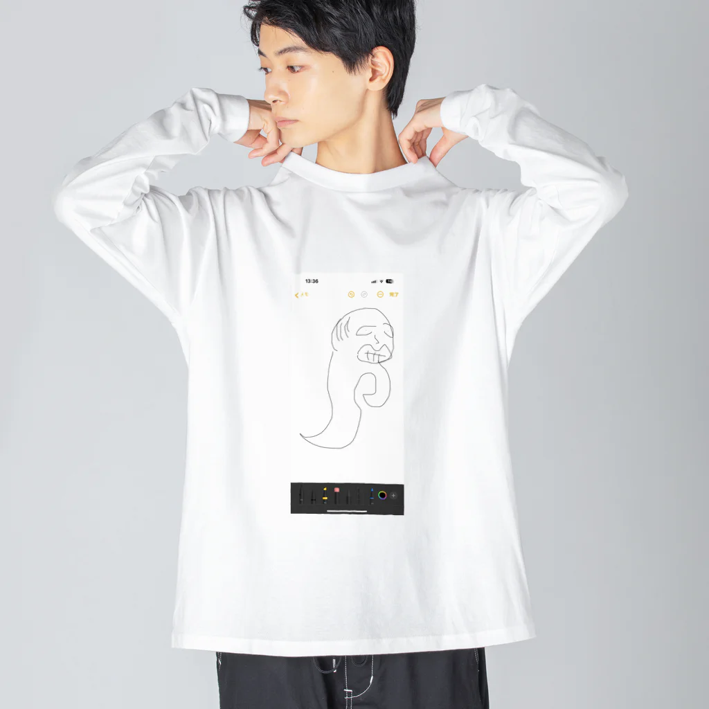 🧠→ちゃんの60代手前でおっちんだ女性 Big Long Sleeve T-Shirt