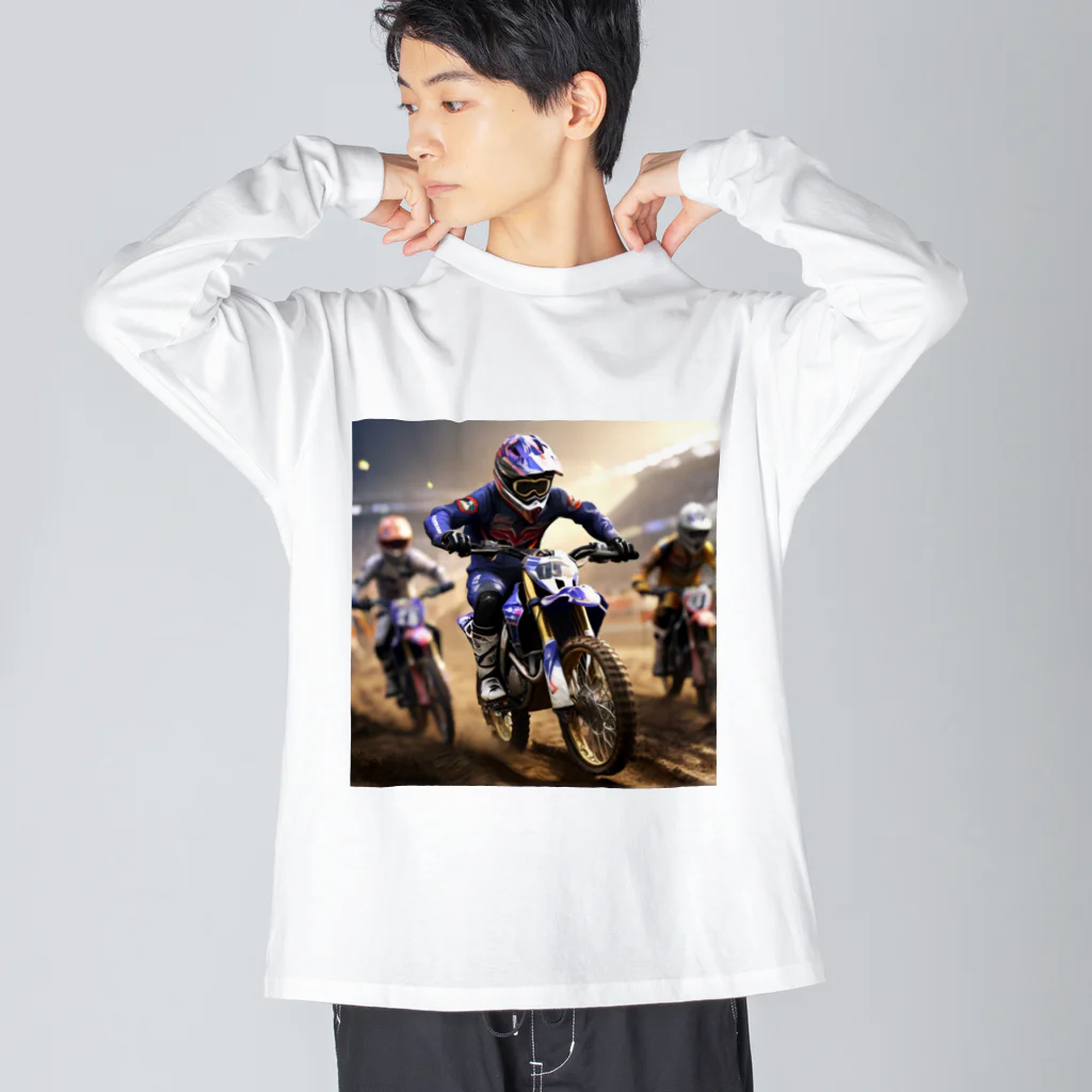 Bikers' Galleryのダートマスターズ：究極のモトクロスチャレンジ Big Long Sleeve T-Shirt