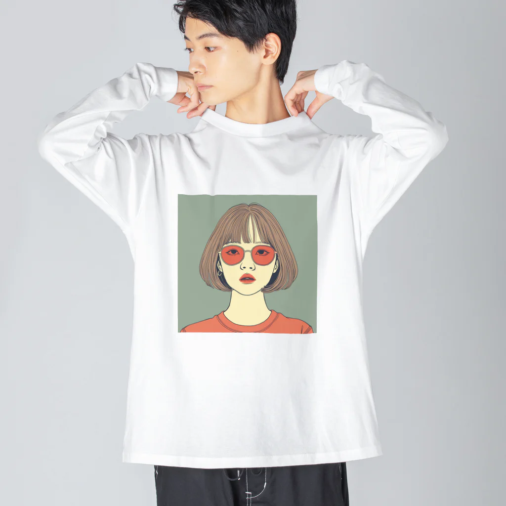  Tokyo City Girls catalogues のCity girl #3 サアヤ ビッグシルエットロングスリーブTシャツ