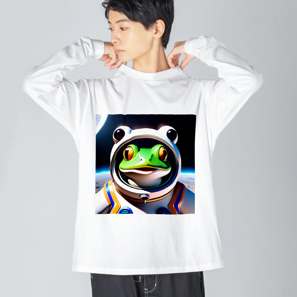 LOGOstylesの宇宙探索 ビッグシルエットロングスリーブTシャツ