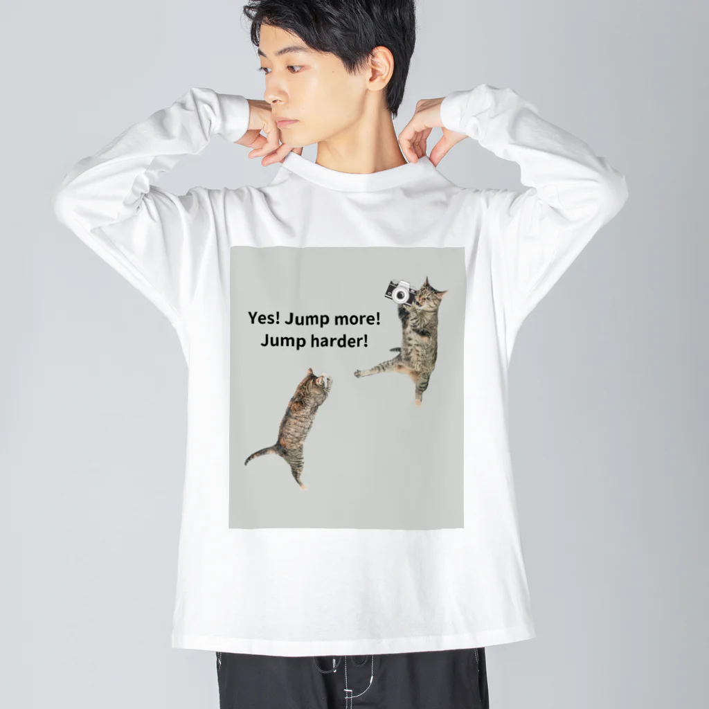 catnip factoryのJUMP more！ Big Long Sleeve T-Shirt