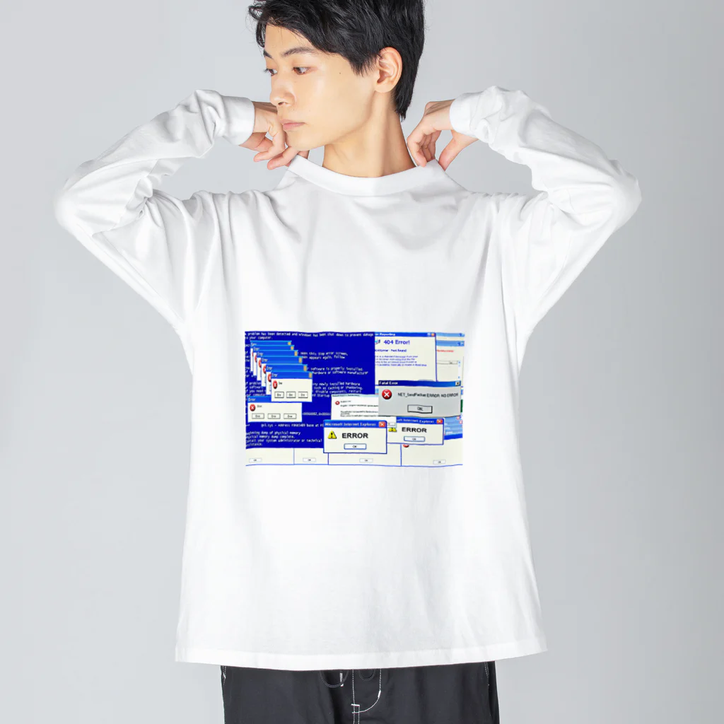 CHOUCHOU_シュシュの…error… ビッグシルエットロングスリーブTシャツ