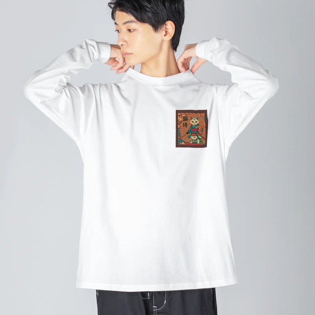 catnip factoryの猫侍 Big Long Sleeve T-Shirt