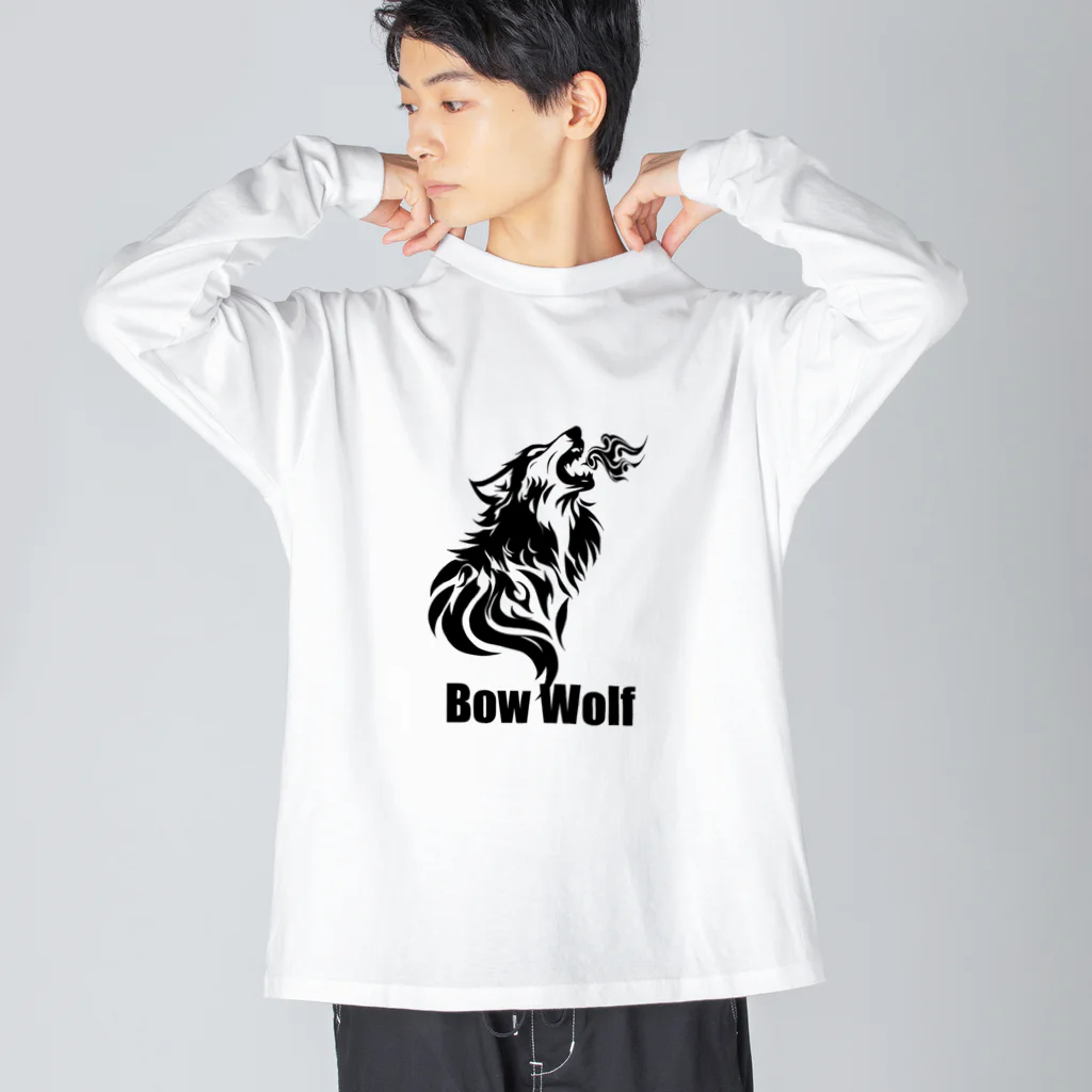 金太郎問屋のBow Wolf ビッグシルエットロングスリーブTシャツ