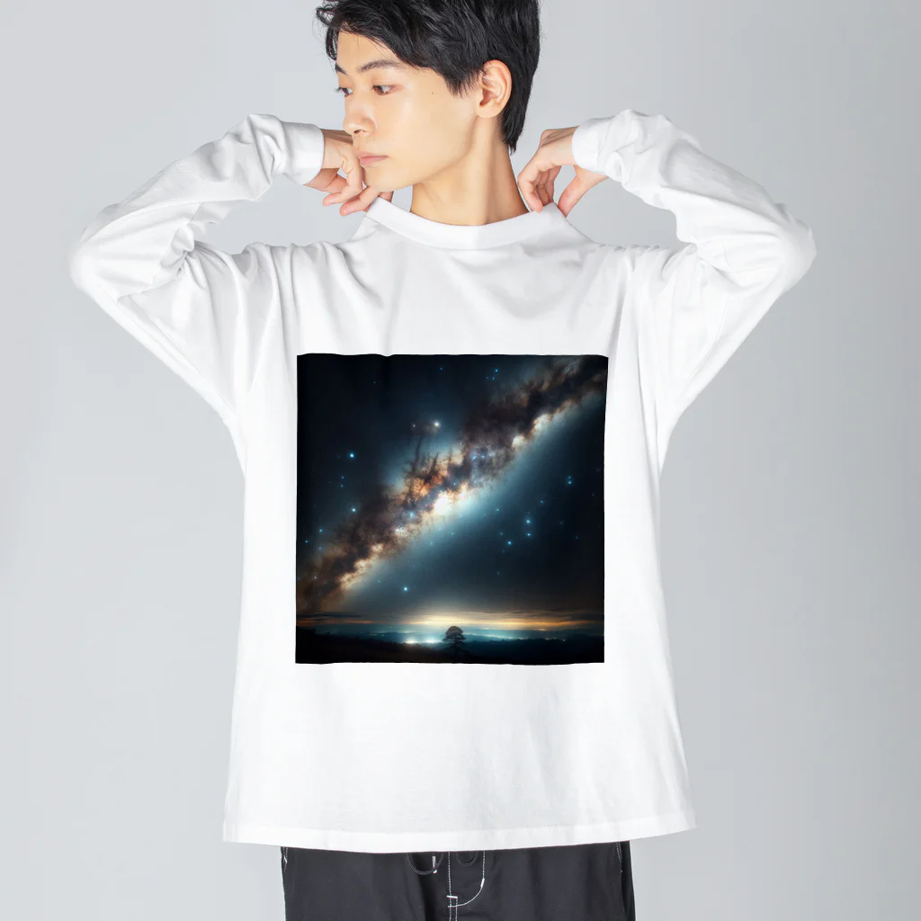 namidamakiの天の川銀河 Big Long Sleeve T-Shirt