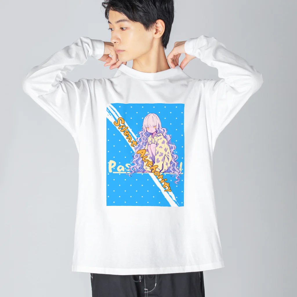 じょいちぃのPastel girl「パステルガール」 ビッグシルエットロングスリーブTシャツ