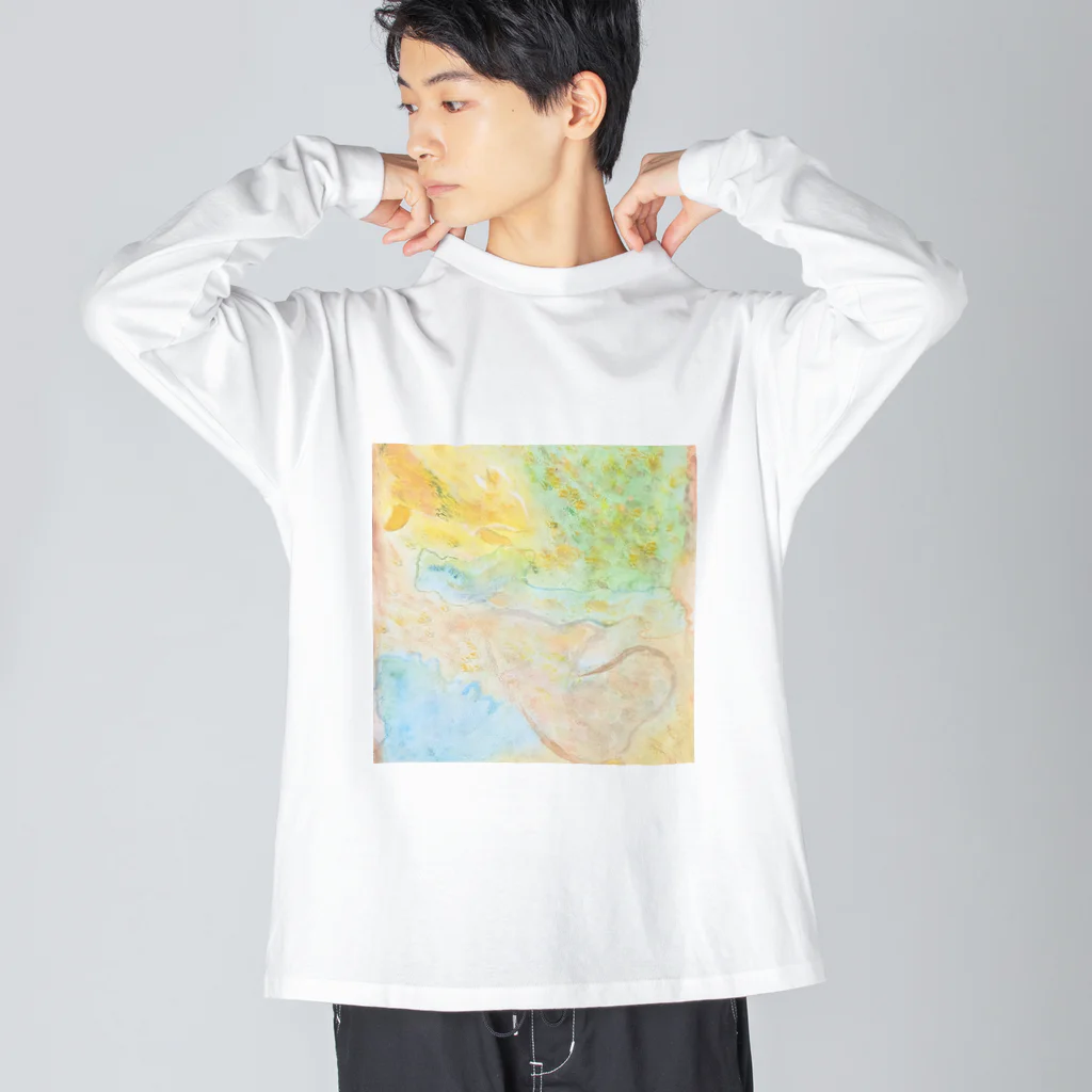 幻想世界のコミエンソユッグドラシル꒰始まりの世界樹꒱ ビッグシルエットロングスリーブTシャツ