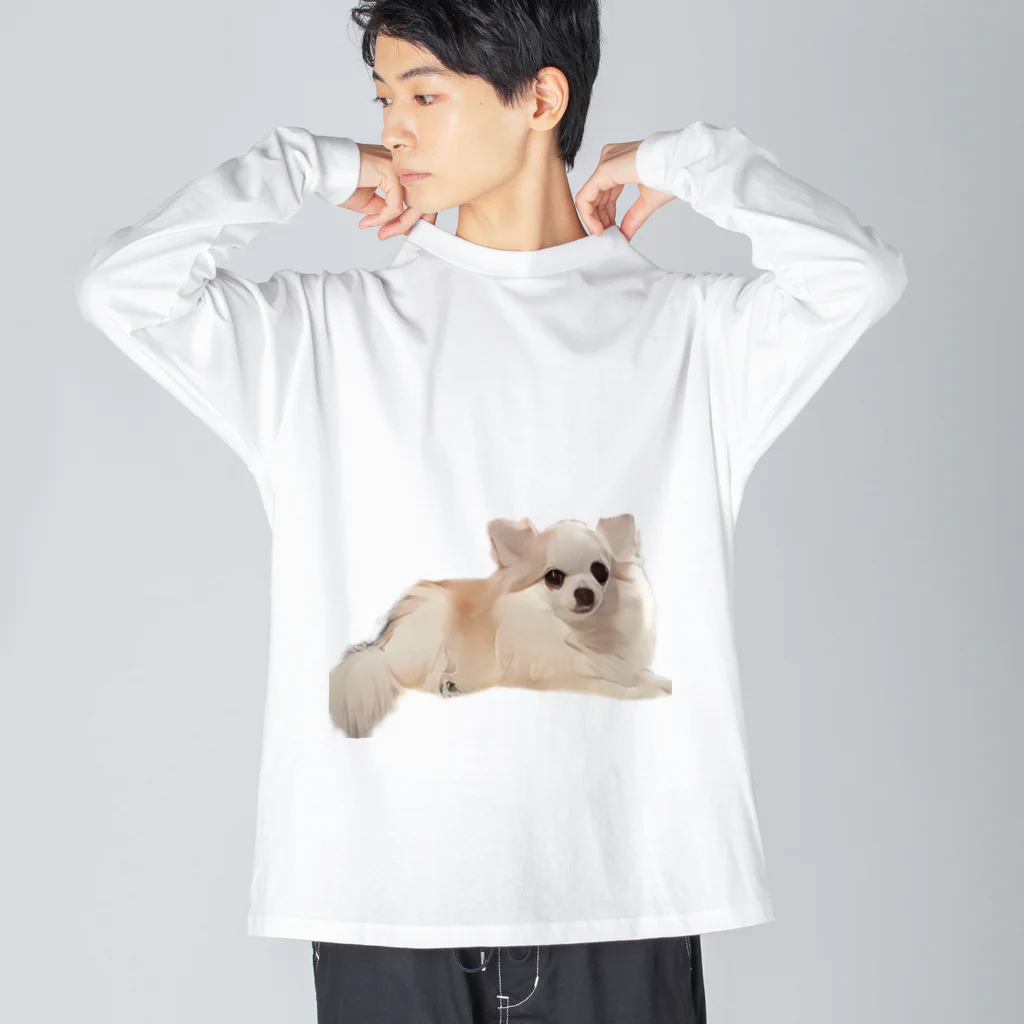 ライダーズの可愛い犬のアイテム Big Long Sleeve T-Shirt