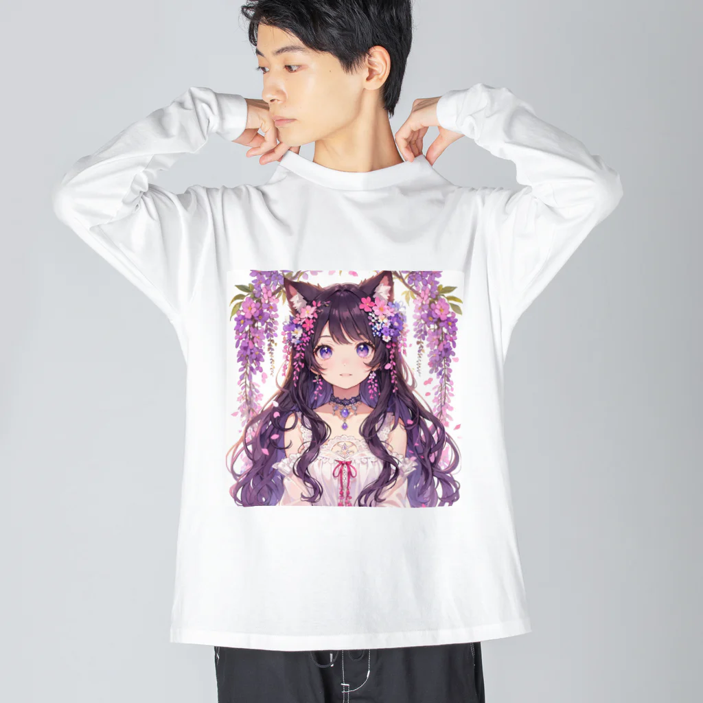 yos-1292583のねこニコばん Big Long Sleeve T-Shirt