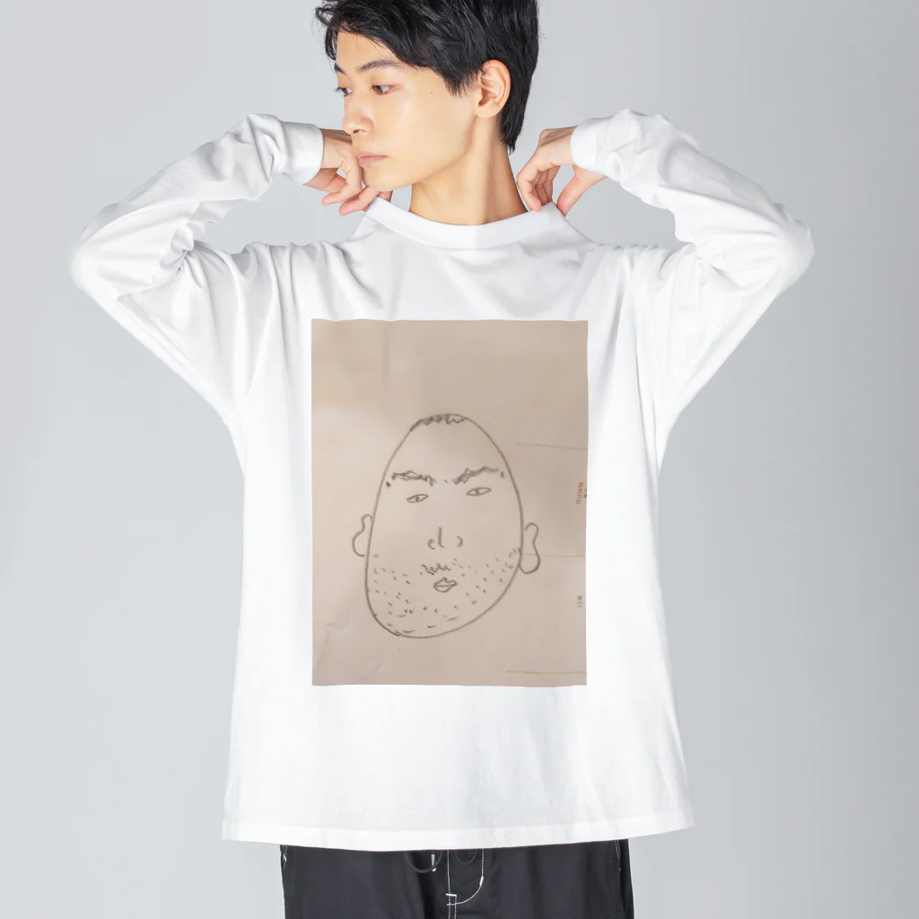 sununagiの名もなきおじさん ビッグシルエットロングスリーブTシャツ