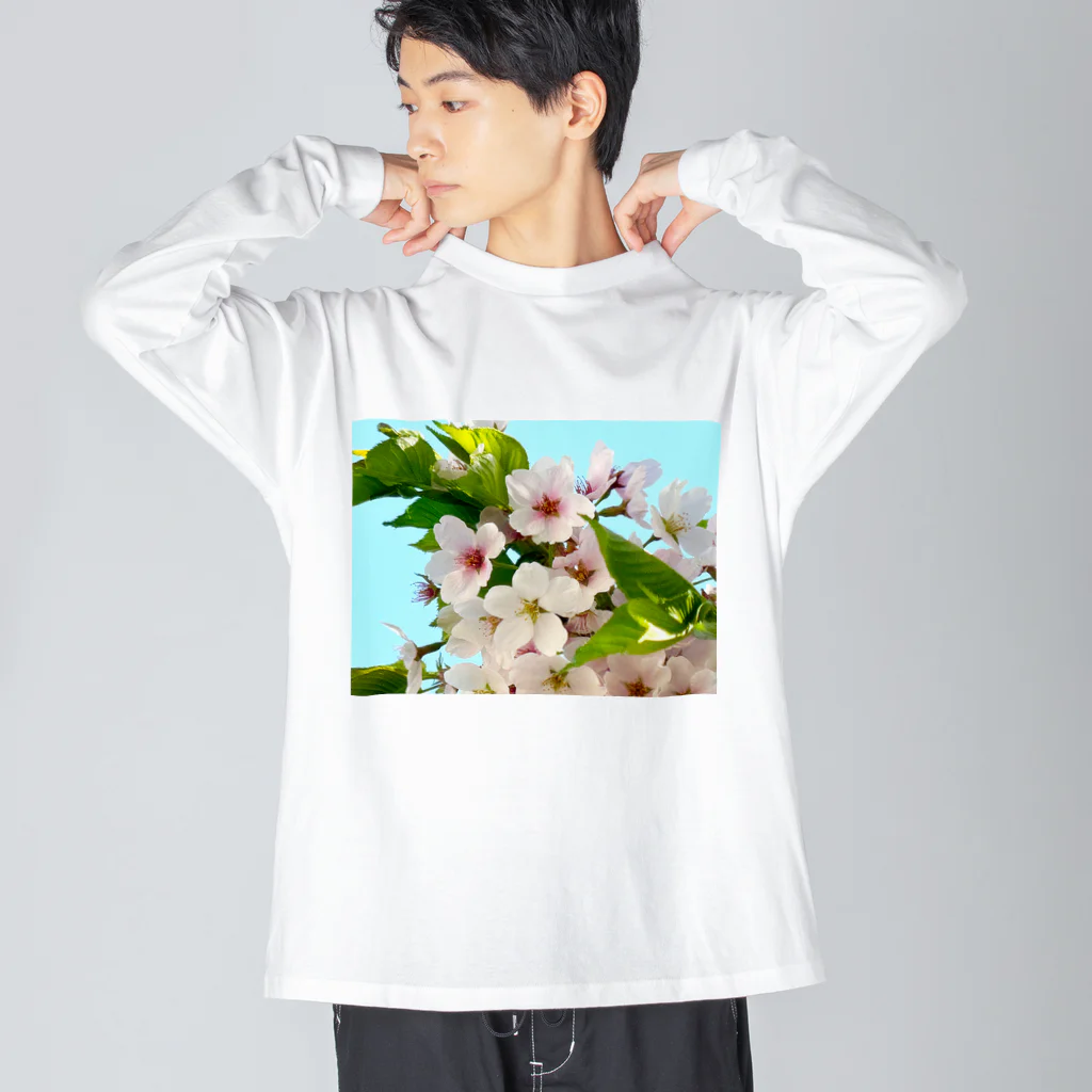 atelier_lapislazuliの桜 ビッグシルエットロングスリーブTシャツ