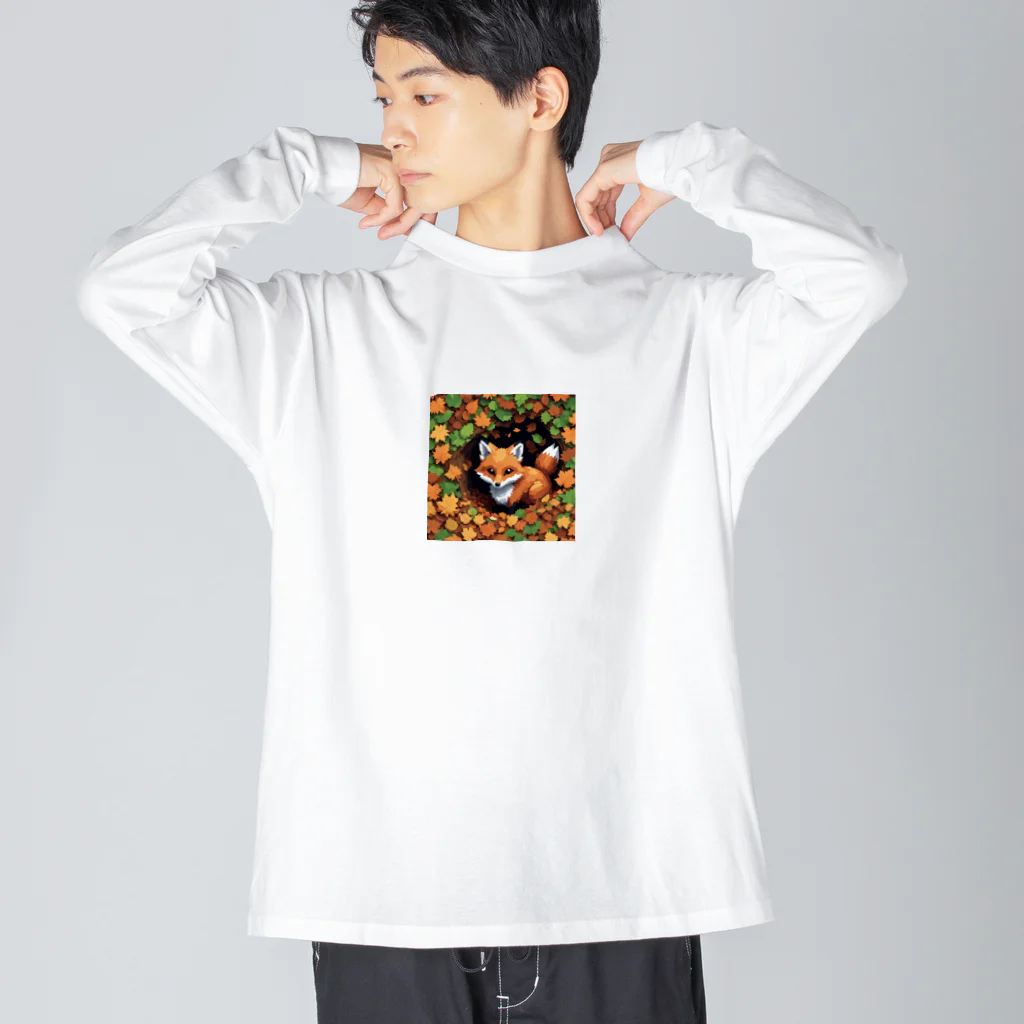 ive-5911の森の中のキツネ Big Long Sleeve T-Shirt