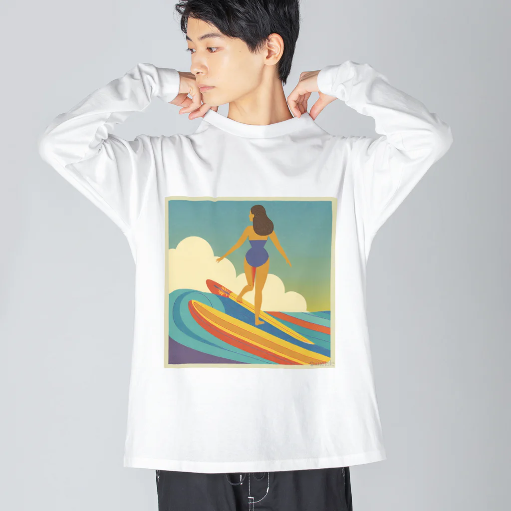 ハワイ女子Lino Goodsのハワイ女子Lino Goods ビッグシルエットロングスリーブTシャツ