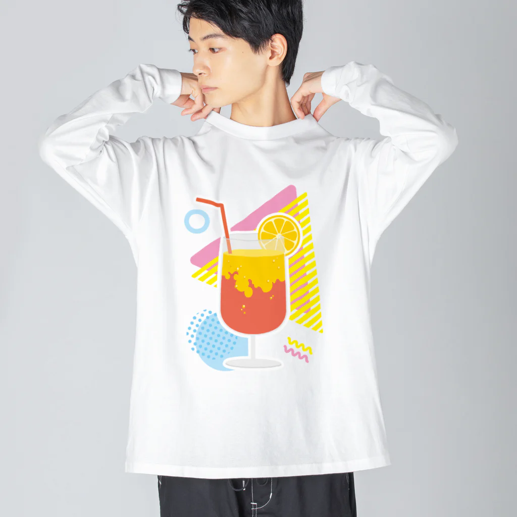 ネコノメのたからものばこのトロピカルカクテル Big Long Sleeve T-Shirt