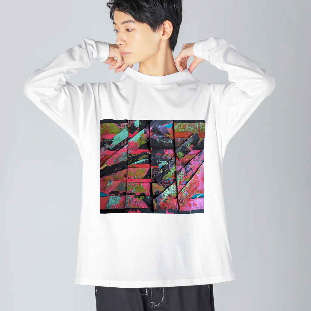 gaoqihuiのdrawing ビッグシルエットロングスリーブTシャツ