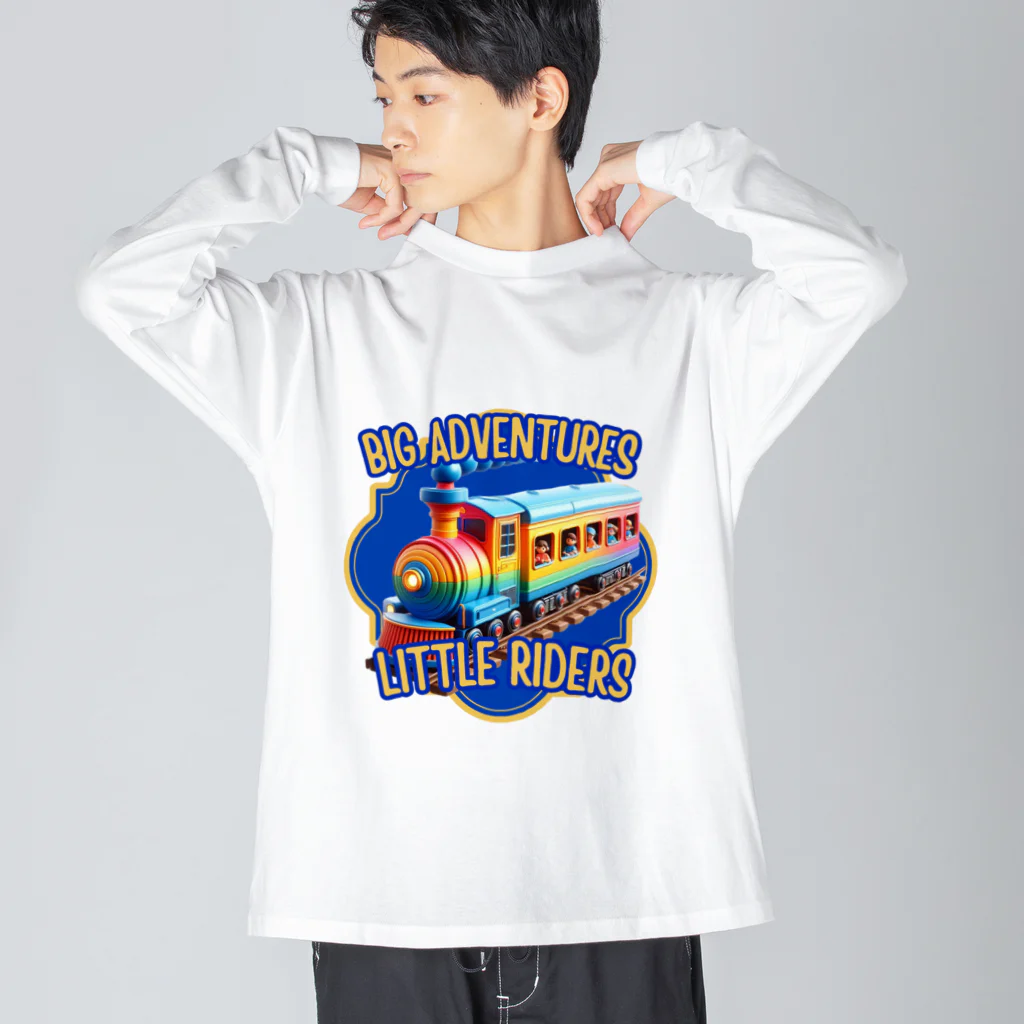 ENJOY NOW STOREのBig Adventures, Little Riders Big Long Sleeve T-Shirt