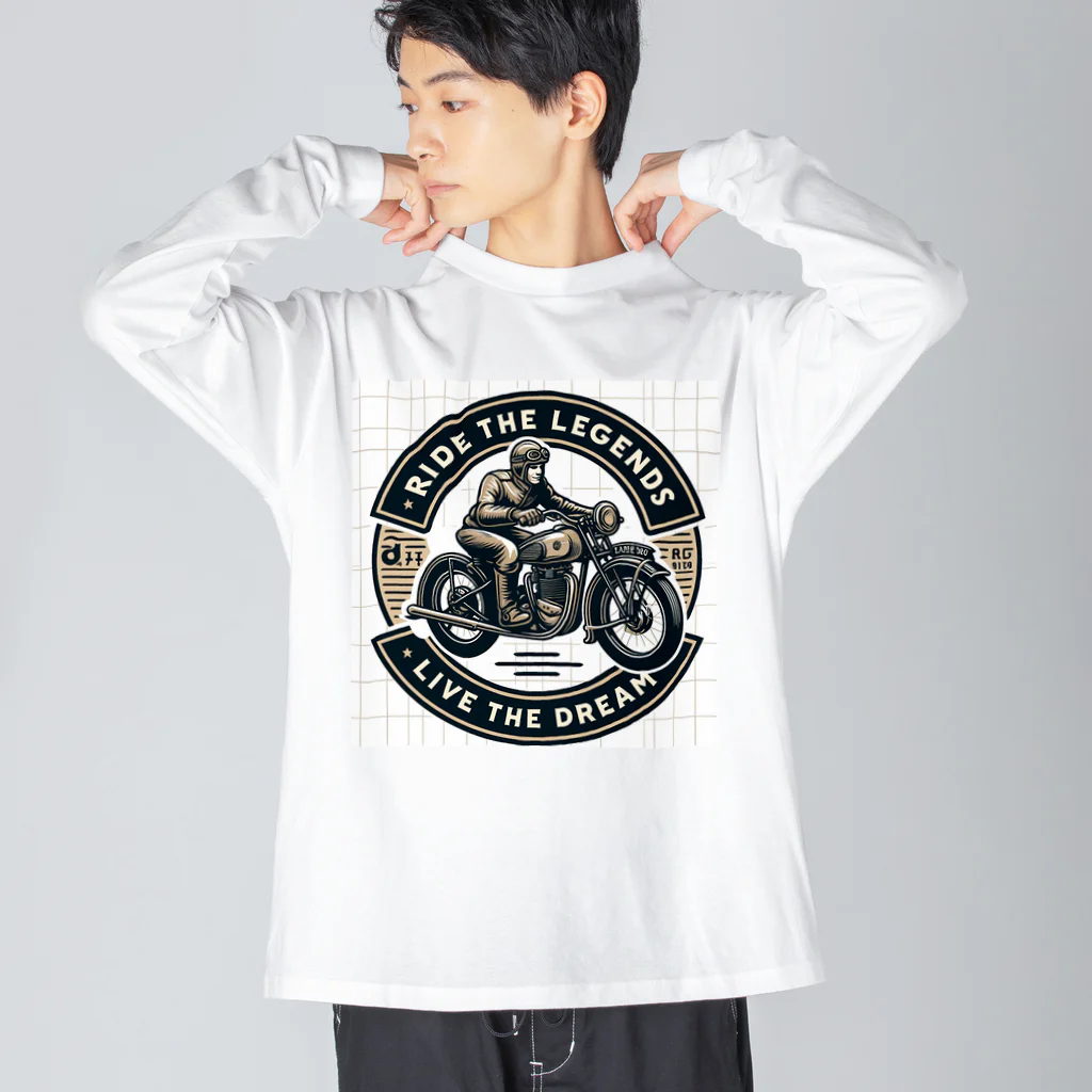 Tetsu_ZのRide the legends  ビッグシルエットロングスリーブTシャツ